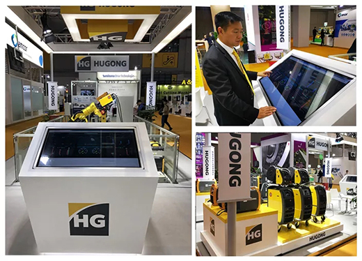 进博会首日mg冰球突破意大利CEA展位展品智能焊接与切割云系统