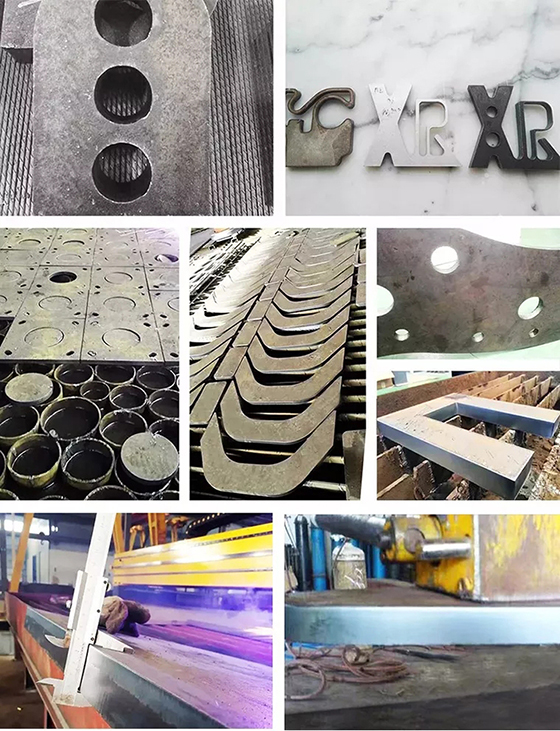 mg冰球突破数控细腻等离子切割装备切割效果图